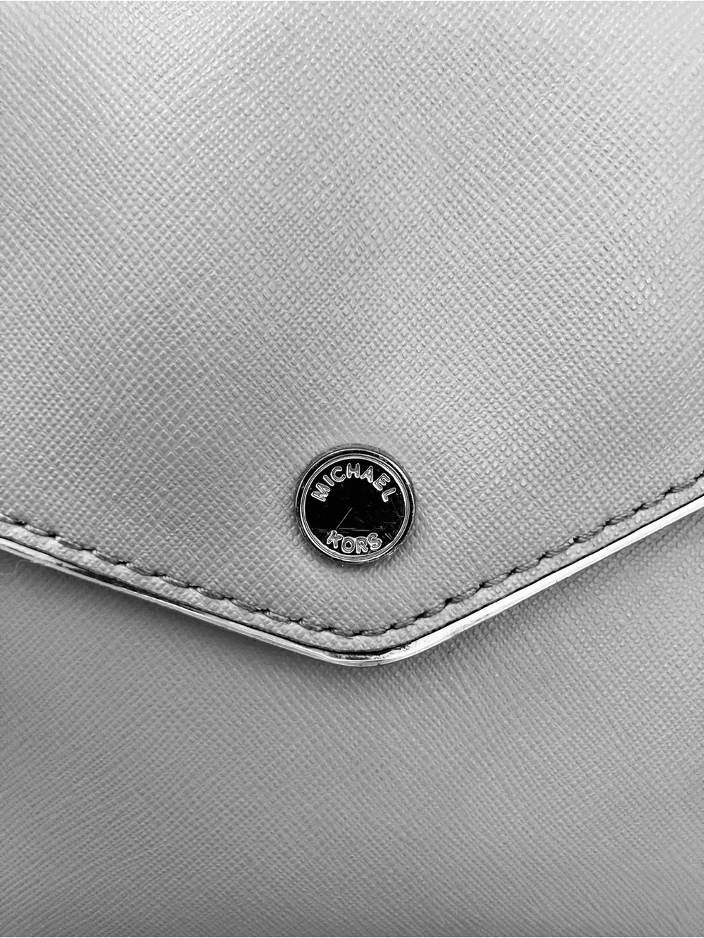 Michael Kors Grey Satchel with Front Pocket